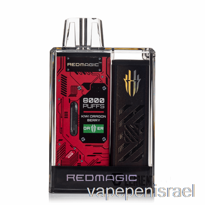 חד פעמי Vape Israel Redmagic Dagger 8000 חד פעמי קיווי דרקון ברי